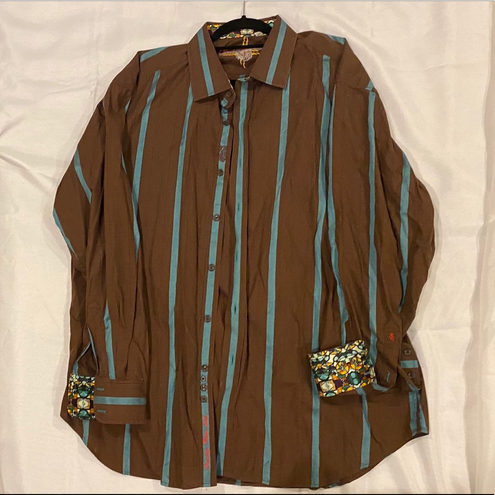 ROBERT GRAHAM BUTTON DOWN SHIRT 3XL